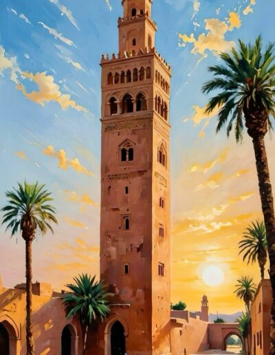 Impression mural HD Marrakech