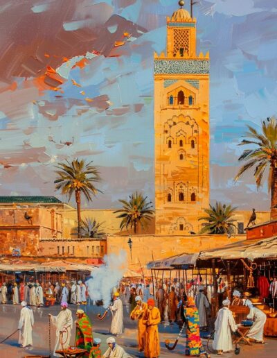 Impression mural HD Marrakech